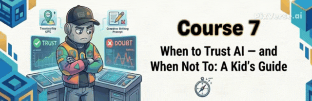 When to Trust AI — and When Not To: A Kid's Guide